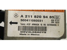 Recambio de centralita airbag para mercedes-benz clase cls (w219) 5.0 i 306 [500] referencia OEM IAM A2118209485  