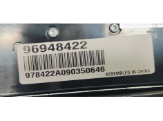 Recambio de sistema audio / radio cd para chevrolet cruze 1.6 i 113 referencia OEM IAM 96948422  