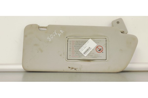 Recambio de parasol derecho para peugeot 3008 1.6 hdi 112 fap referencia OEM IAM   