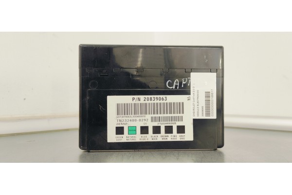 Recambio de modulo electronico para chevrolet captiva 2.0 d referencia OEM IAM 20839063  