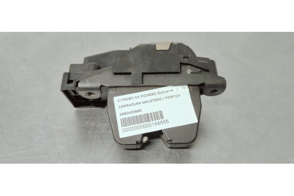 Recambio de cerradura maletero / porton para citroen c4 picasso exclusive referencia OEM IAM 9660403980  