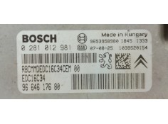 Recambio de centralita motor uce para citroen c4 grand picasso exclusive plus referencia OEM IAM 0281012981  