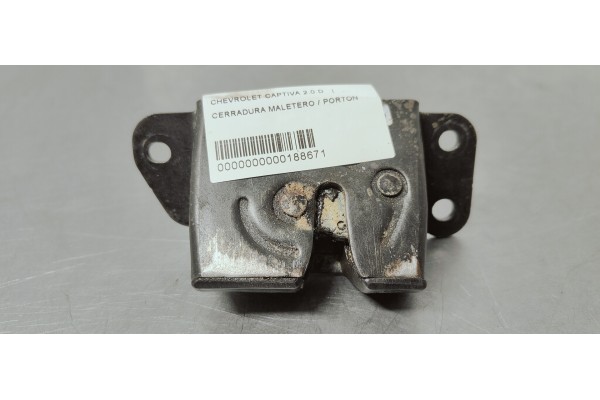 Recambio de cerradura maletero / porton para chevrolet captiva 2.0 d referencia OEM IAM   