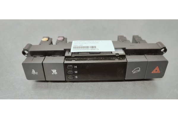 Recambio de pantalla multifuncion para chevrolet captiva 2.0 d referencia OEM IAM 96941882  