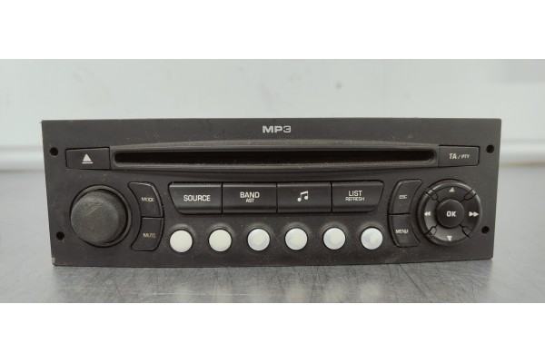 Recambio de sistema audio / radio cd para citroen c4 picasso exclusive referencia OEM IAM 96646223XT00  