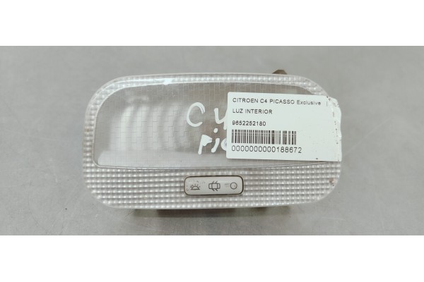 Recambio de luz interior para citroen c4 picasso exclusive referencia OEM IAM 9652252180  