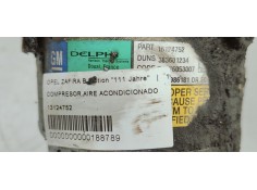 Recambio de compresor aire acondicionado para opel zafira b edition ´´111 jahre´´ referencia OEM IAM 13124752  