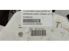 Recambio de cerradura puerta trasera izquierda para volkswagen tiguan (5n2) 2.0 tsi referencia OEM IAM 5N0839015H  