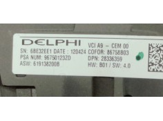 Recambio de volante para peugeot 208 1.6 hdi 92 fap referencia OEM IAM 96750123ZD  