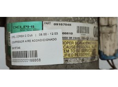 Recambio de compresor aire acondicionado para opel corsa c club referencia OEM IAM 09167048  