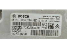 Recambio de centralita motor uce para peugeot 208 1.6 hdi 92 fap referencia OEM IAM 0281018228  