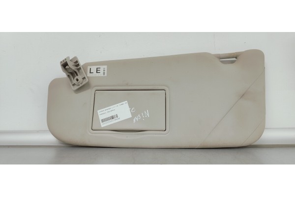 Recambio de parasol izquierdo para nissan qashqai (j11) 1.6 i turbo 163 referencia OEM IAM   