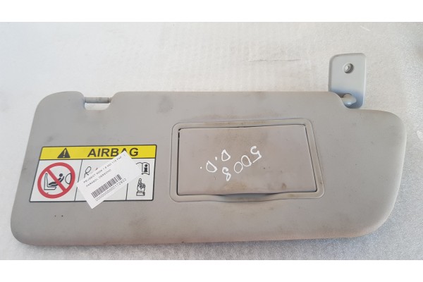 Recambio de parasol derecho para peugeot 5008 1.6 hdi 115 fap referencia OEM IAM   