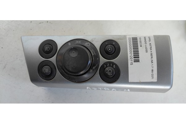 Recambio de mando luces para opel astra h berlina 1.7 16v cdti referencia OEM IAM 13100128  
