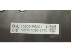 Recambio de cuadro instrumentos para toyota yaris 1.5 i 112 referencia OEM IAM 83800F5291  