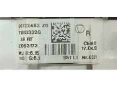 Recambio de mando calefaccion / aire acondicionado para peugeot 208 1.6 hdi 92 fap referencia OEM IAM 96722483ZD  
