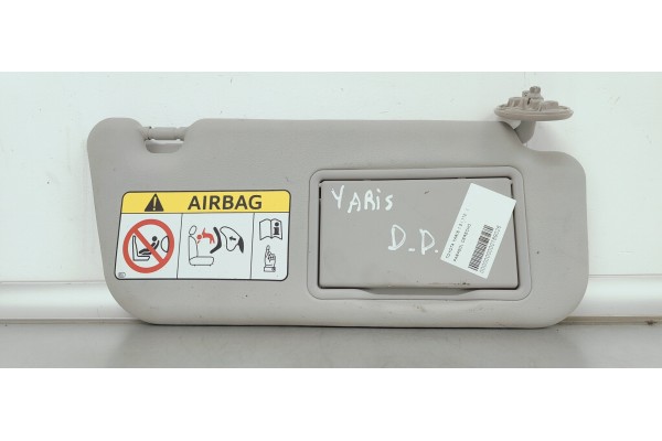 Recambio de parasol derecho para toyota yaris 1.5 i 112 referencia OEM IAM   