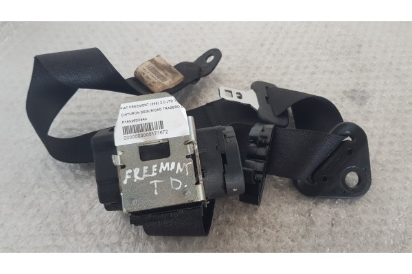 Recambio de cinturon seguridad trasero derecho para fiat freemont (345) 2.0 jtd 140 fap referencia OEM IAM P1AN26DX9AA  
