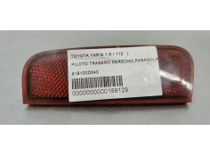Recambio de piloto trasero derecho paragolpes para toyota yaris 1.5 i 112 referencia OEM IAM 819100D040  