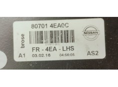 Recambio de elevalunas delantero izquierdo para nissan qashqai (j11) 1.6 i turbo 163 referencia OEM IAM 807014EA0C  