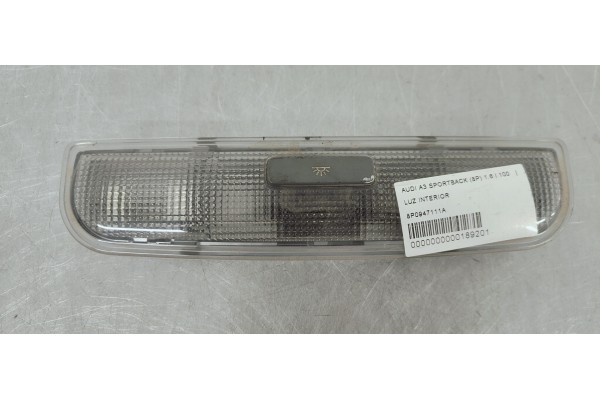 Recambio de luz interior para audi a3 sportback (8p) 1.6 i 100 referencia OEM IAM 8P0947111A  