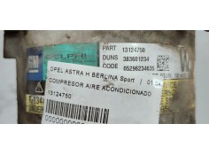 Recambio de compresor aire acondicionado para opel astra h berlina sport referencia OEM IAM 13124750  