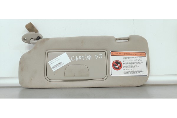 Recambio de parasol izquierdo para chevrolet captiva 2.0 d referencia OEM IAM   