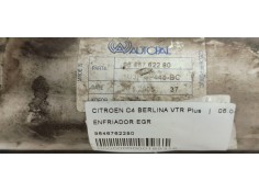 Recambio de enfriador egr para citroen c4 berlina vtr plus referencia OEM IAM 9646762280  