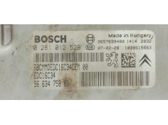 Recambio de centralita motor uce para peugeot 207 sport referencia OEM IAM 0281012529  