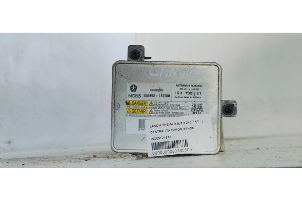 Recambio de centralita faros xenon para lancia thema 3.0jtd 240 fap referencia OEM IAM W003T21971  