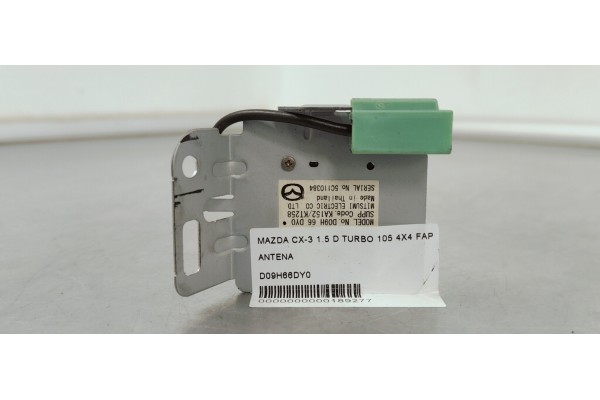 Recambio de antena para mazda cx-3 1.5 d turbo 105 4x4 fap referencia OEM IAM D09H66DY0  