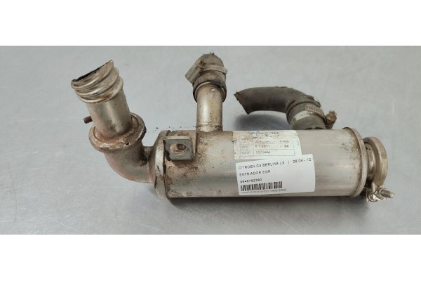 Recambio de enfriador egr para citroen c4 berlina lx referencia OEM IAM 9646762280  
