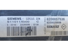 Recambio de centralita motor uce para renault scenic (ja..) 1.6 referencia OEM IAM 8200057536  