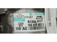 Recambio de compresor aire acondicionado para seat leon (1p1) 1.9 tdi referencia OEM IAM 1K0820803S  