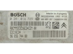 Recambio de centralita motor uce para citroen c4 grand picasso exclusive plus referencia OEM IAM 0281014729  