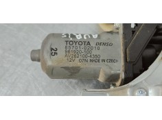 Recambio de elevalunas delantero derecho para toyota auris 1.4d4d 90 fap referencia OEM IAM 8570102010  