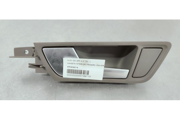 Recambio de maneta interior trasera izquierda para audi q5 (8r) 2.0 tdi referencia OEM IAM 8R0839019  