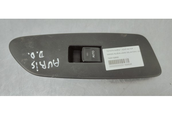 Recambio de mando elevalunas delantero derecho para toyota auris 1.4d4d 90 fap referencia OEM IAM 7423102530  