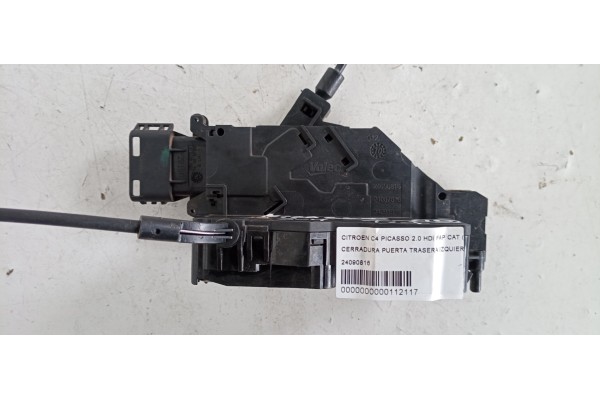 Recambio de cerradura puerta trasera izquierda para citroen c4 picasso exclusive referencia OEM IAM 24090816 24087816 