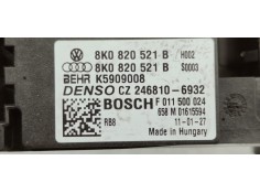 Recambio de resistencia calefaccion para audi q5 (8r) 2.0 tdi referencia OEM IAM 8K0820521B  