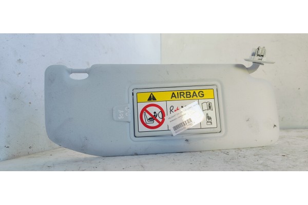 Recambio de parasol derecho para peugeot 208 (p2) 1.2i turbo 100 fap referencia OEM IAM   
