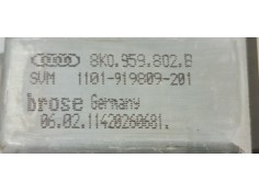 Recambio de elevalunas delantero derecho para audi q5 (8r) 2.0 tdi referencia OEM IAM 8R0837462G  