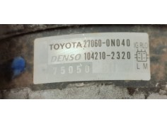 Recambio de alternador para toyota auris 1.4d4d 90 fap referencia OEM IAM 270600N040  