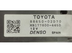 Recambio de modulo electronico para toyota auris 1.6 i 132 referencia OEM IAM 8865002D70  