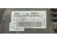 Recambio de faro derecho para renault megane iv berlina 5p 1.2i turbo 130 referencia OEM IAM 260108478R  