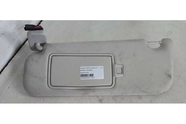 Recambio de parasol izquierdo para jaguar f-pace 2.0 diesel cat referencia OEM IAM 430407770754  