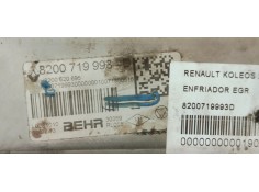 Recambio de enfriador egr para renault koleos 2.0 dci 150 4x4 fap referencia OEM IAM 8200719993D  
