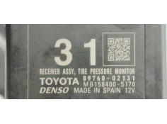 Recambio de modulo electronico para toyota auris 1.6 i 132 referencia OEM IAM 8976002131  
