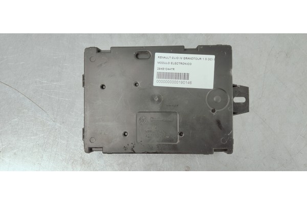 Recambio de modulo electronico para renault clio iv grandtour 1.5 dci 90 fap referencia OEM IAM 284B10447R  