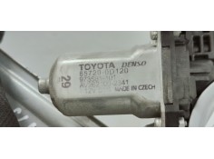 Recambio de elevalunas trasero derecho para toyota auris 1.6 i 132 referencia OEM IAM 857200D120  